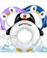 MutoToy 3 Packs Inflatable Pool Floats Swim Tubes,Penguin Inflatable Tubes for Kids Beach Swimming Pool Party