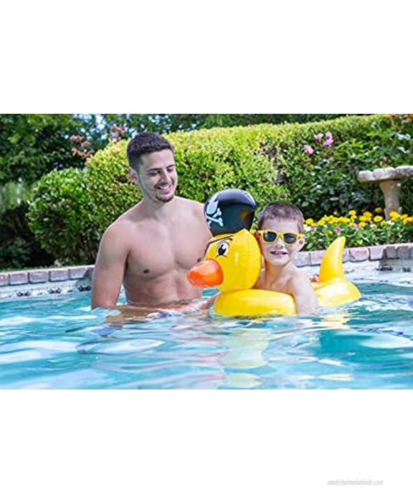 Poolmaster Swimming Pool Float Pirate Duck Tube Multi