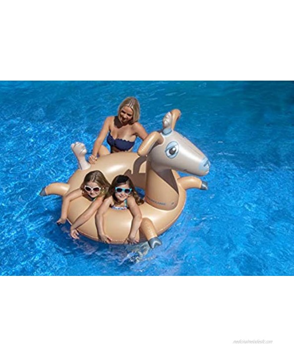 Swimline Inflatable Llama Swim Ring Tan 56 46 16-44