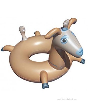 Swimline Inflatable Llama Swim Ring Tan 56" 46" 16"-44"