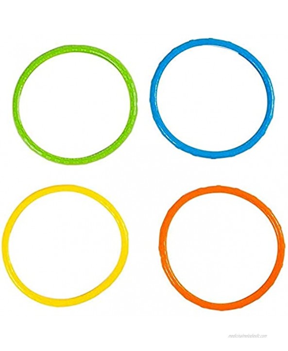12 Pack Pool Diving Rings for Kids Multicolored Swimming Pool Toys for Party Game