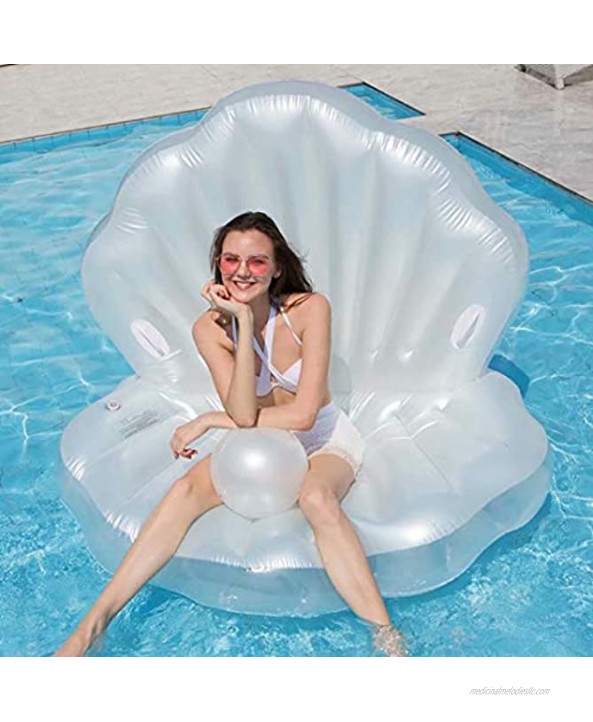 Angel Dress Shop Inflatable Pool Float Unicorn Wing Swan Rainbow Shell Giant Summer Luxury Inflatable Float Raft Lounger for Adults & Kids for Pool Parties and Entertainment
