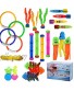Biulotter Diving Toys for Pool Use Underwater Swimming Diving Pool Toy Rings Stringy Octopus Gift Set Bundle