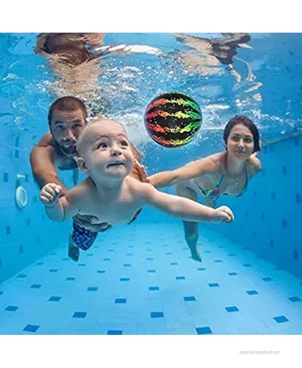Clothinf New Swimming Pool Ball Ball Game for Pool 8.7 Inch Inflatable Pool Ball with Hose Adapter for Under Water Game Passing Buoying Dribbling Diving and Pool Game for Teen Adult