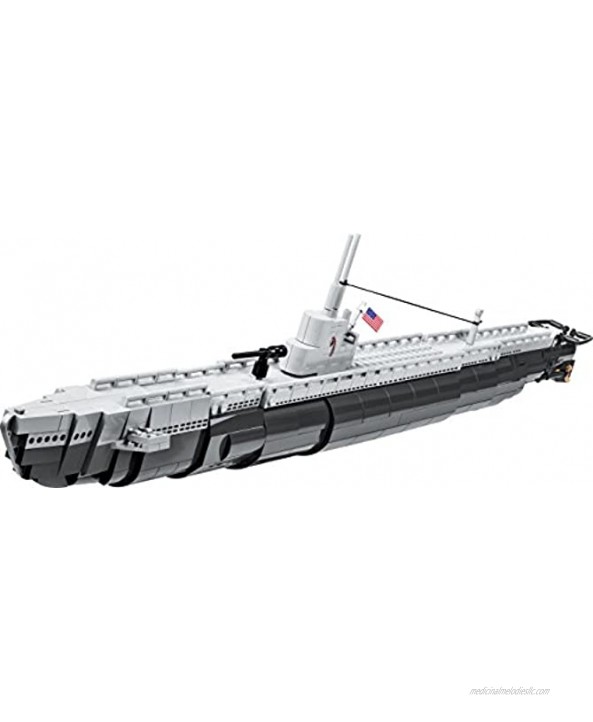 COBI Historical Collection Gato Class Submarine USS Wahoo SS-238 Submarine,multicolor ,17.72 x 3.55 x 12.01 inches