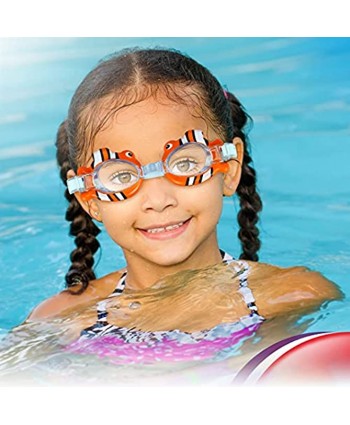 Dive Fun Kids Goggles for Swimming Sea Animals Styles in Bulk 1172 24 Packs