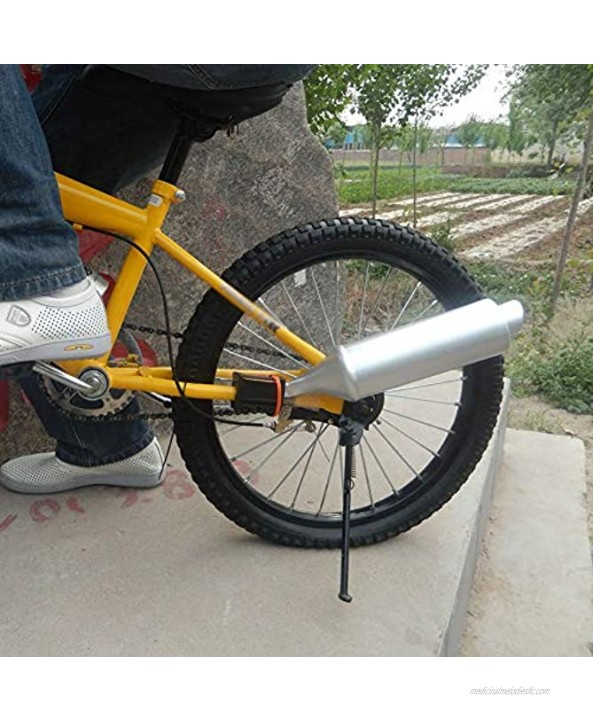 ANER Bicycle Exhaust Pipe Bicycle Turbocharged Exhaust System for Motorcycle Exhaust Sound Bicycle Accessories for Mountain Bike Bicycles Etc.