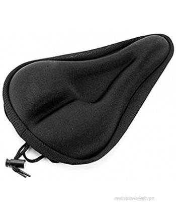 CHXW Bicycle Mountain Bike Silica Gel Comfort Cushion Seat Cover Thickening Saddle Color : Straight Triangular