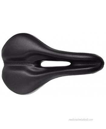 CHXW Bicycle Saddle Mountain Road Bike Saddles MTB Bicycle Seat Soft Steel Hollow Seats Saddles Bicycle Accessory Color : Black