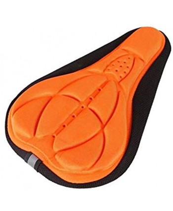 CHXW Bike Parts 3D Bike Seat Saddle Cycling Mat Comfortable Cushion Soft Seat Cover Color : Red
