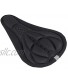 CHXW MTB Cycling Thickened Comfort Soft Silicone Gel Pad Cushion Cover Saddle Seat Color : Black