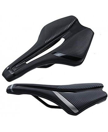 CHXW Road Bicycle Saddle Mountain Comfortable Lightweight Soft Cycling MTB Saddle Color : Black