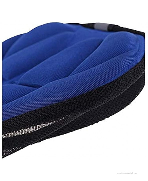 CHXW Soft and Comfortable Foam Seat Cushion Cycling Saddle for Bicycle Bike Accessories Color : Black
