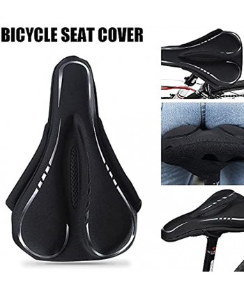 MY99USSI Bike Saddle Cover Non-Slip Hollow Breathable Slow Rebound Mountain Bike Printing Cushion Cover Bicycle Accessories