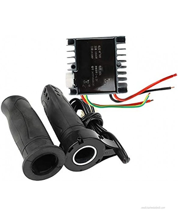 Okuyonic Electric Bike Brushed Controller Easy to Carry and Install Brushed Controller Protect The Inner Circuit for Electric Scooter