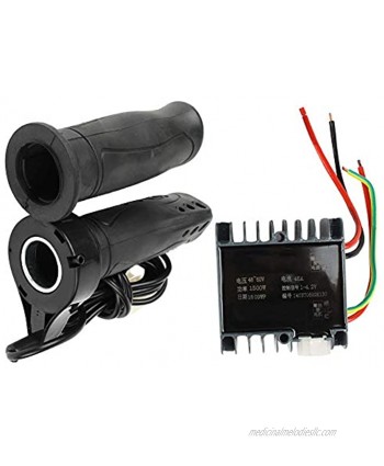 Okuyonic Electric Bike Brushed Controller Easy to Carry and Install Brushed Controller Protect The Inner Circuit for Electric Scooter