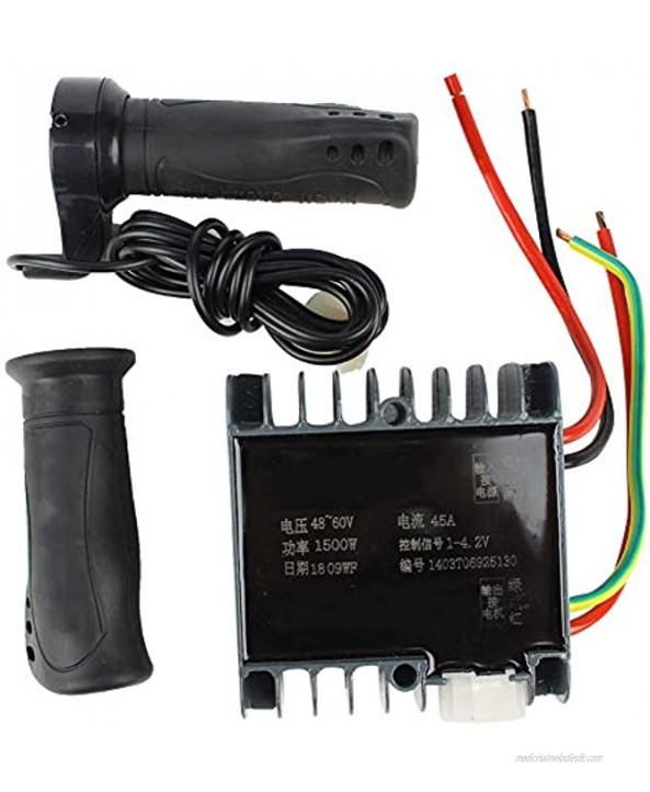 Shipenophy Brushed Controller Provide Steady Speed Electric Bike Brushed Controller for Tricycle Etc