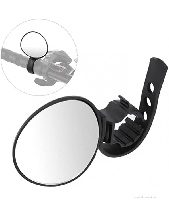 WESE Bike Back View Mirror Sturdy and Durable Multiple Adjustment Holes Bicycle Handlebar Rearview Mirror Shatterproof Treatment,for Bicycle for Ride Bike