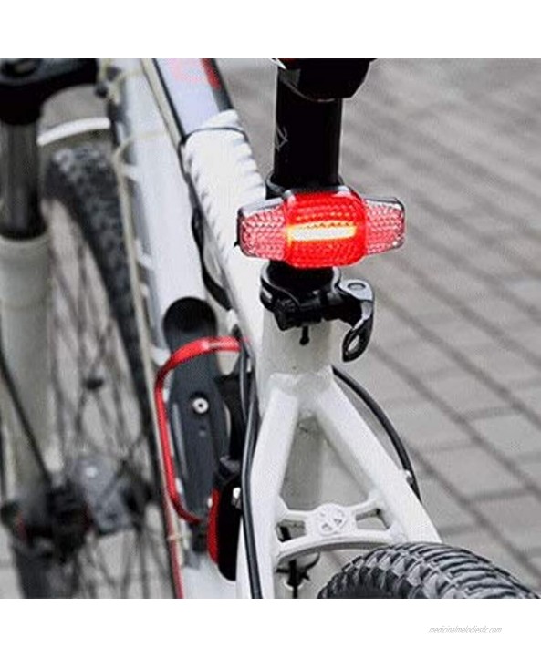 WOSHISHEN Intelligent Turn Signal Brake Bike Light USB Rechargeable Taillight COB LED