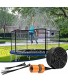 AINOLWAY Trampoline Sprinklers for Kids Trampoline Waterpark Outdoor Summer Toys Trampoline Accessories Outside Water Toy Backyard Water Park for Boys Girls 39FT