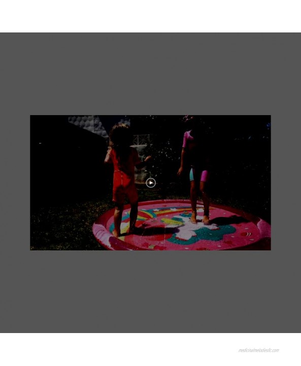 BATURU Splash Pad for Girls Kids Toddlers 68 Big Unicorn Sprinkler Toys for Kids for Outdoor Backyard Outside in Summer