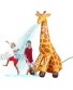 GoFloats Giant Inflatable Giraffe Party Sprinkler 7 Feet Tall Yard Sprinkler for Kids Summer Fun Yellow
