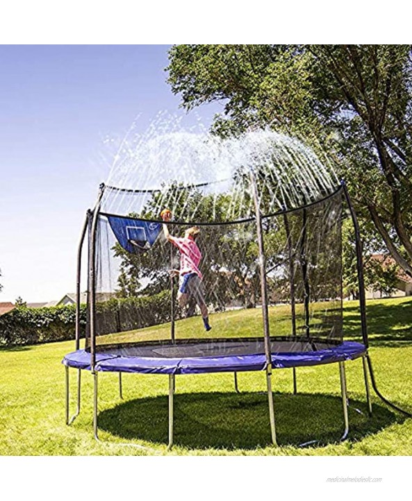 INMUA Trampoline Sprinkler Outdoor Water Play Sprinklers Fun Water Park Summer Games Yard Sprinkler 10M 32.8ft