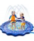 JOYIN Sprinkler & Splash Play Mat for Learning 68” Outdoor Water Sprinkler Toys – “from A to Z” Alphabet Animals Outdoor Swimming Pool for Babies Kids and Toddlers Splash Pad