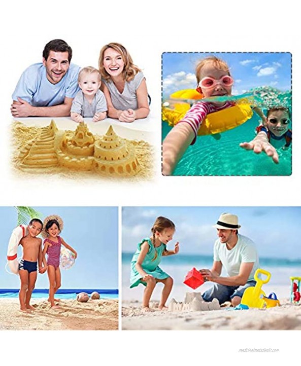 Anyumocz 12 Pcs Beach Sand Toys Set,Sand Play Castle Toys for Baby with Bucket,Watering can,Sand Shovel Tool Kits,Models and Molds for Toddlers,Kids