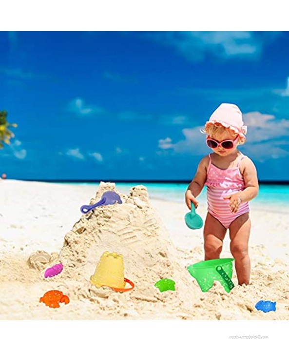 DX DA XIN Kids Beach Toy Set Kids Sand Water Bucket with Shovel Rakes Animal Mold for Boys Girls Outdoor Funny Game Suitable Summer Beach Pool Party Toy
