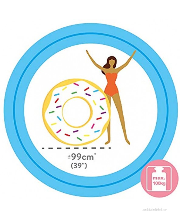 Intex 56263NP Sprinkle Donut Tube Toy Nylon A 3999cm x 25cm
