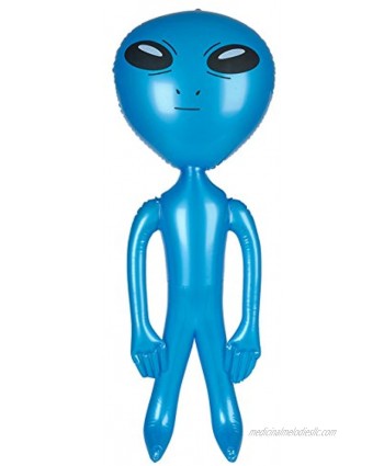 Rhode Island Novelty 36" Blue Inflatable Martian Alien Prop Toy Decoration