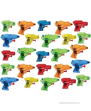 25 Piece Pool Beach Party Favor Water Guns Water Shooters Squirter Set