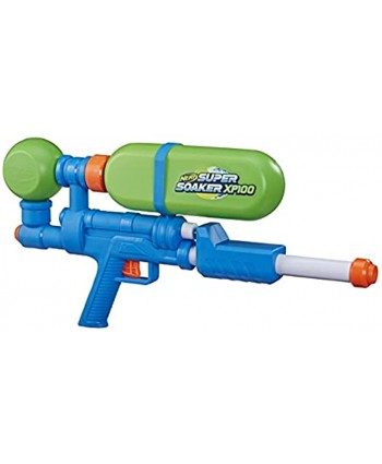 Nerf Super Soaker XP100 Water Blaster – Air-Pressurised Continuous Blast – Removable Tank – for Kids Teens Adults