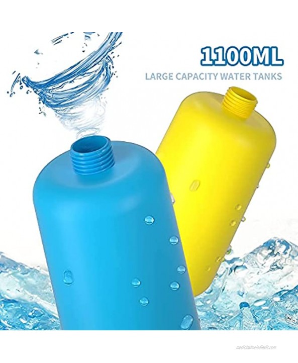 SNAEN Water Guns for Kids,2 Pack 19.7''Big Water Cannons Super Squirt Guns Water Soaker Blaster 1100cc High Capacity Pistol Long Range Summer Swimming Pool Beach Sand Outdoor Water Fighting Play Toys