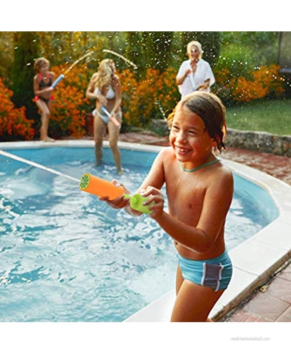 通用 8 Pack Water Gun for Kids Foam Water Blaster Squirt Gun Set Outdoor Water Pool Toys Water Soaker Gun for Swimming Pool Party Beach6 Inches 4 Colors