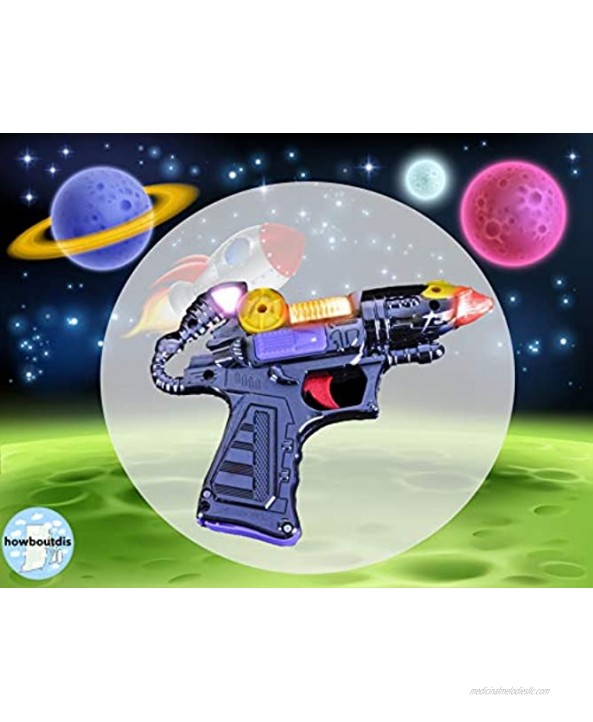 Toy Blaster Gun Flashing Lights and Really Cool Sound Effects! Perfect for A Little Space Cowboy. Batteries Included