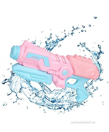 Water Gun for Girls Cute Princess Series Pink Children Water Gun 1000cc Super Water Spray Toy Gift Swimming Pool Beach Outdoor Toy Super Long Range Water Shock WaveAP-G1