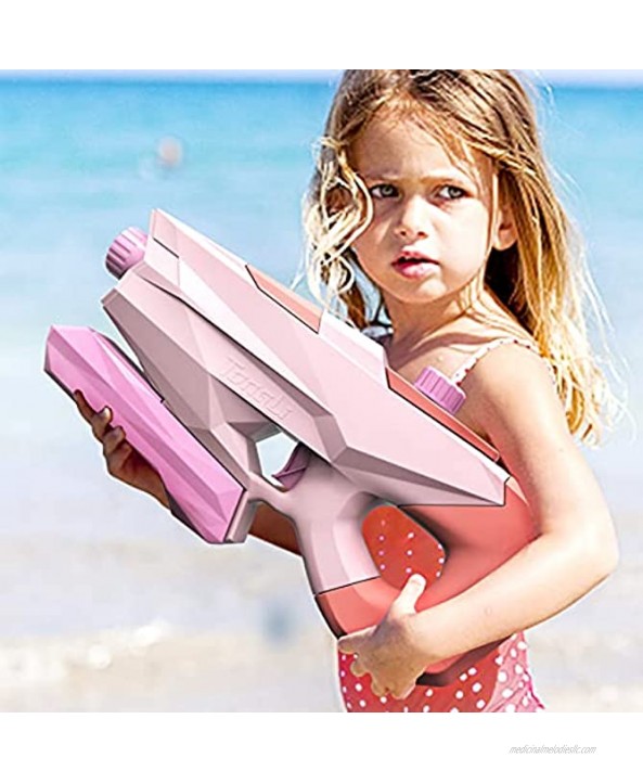 Water Gun for Kids Girl Squirt Gun Pink Squirt Gun 1200CC Large Capacity Water Toy Guns for Boys Girls Swimming Pool Party Outdoor Beach Garden Water Fighting