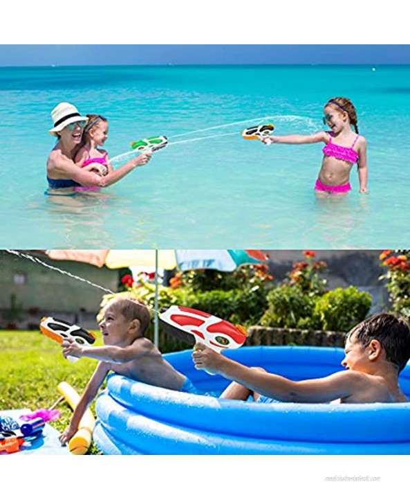 Water Guns for Kids 4 Packs Super Water Squirt Guns Soaker Squirt Games Water Blaster Toy for Outdoor Water Toys in Garden Swimming Pool Beach Summer Toy for Age 3 4 5 6 Kids