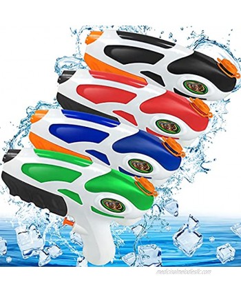 Water Guns for Kids 4 Packs Super Water Squirt Guns Soaker Squirt Games Water Blaster Toy for Outdoor Water Toys in Garden Swimming Pool Beach Summer Toy for Age 3 4 5 6 Kids