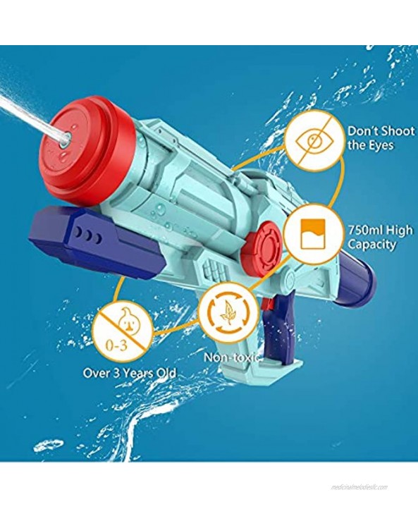 Water Guns for Kids Super Water Blaster Soaker Squirt Guns High Capacity Summer Swimming Pool Beach Party Favors Water