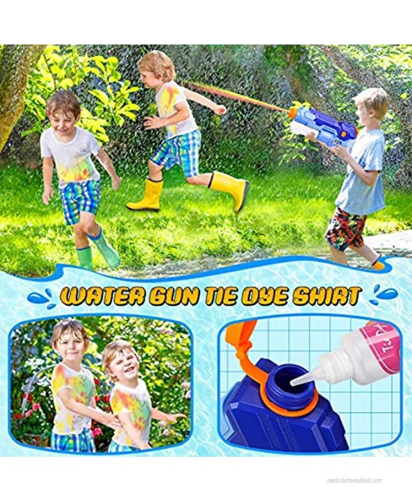 Water Pistol Gun 35 FT Long Range Water Fighting Toys for Kids 2000CC High Capacity Water Guns for Adults 2 Pack Super Squirt Guns for Swimming Pool Beach Water Fighting Party