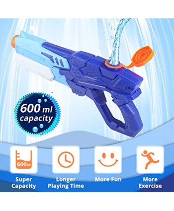 Water Toys Water Guns for Adults Kids Outdoor Water Toys for Kids Ages 6-8 RAESOOT Pool Toys for Kids 8-12 600cc 2 Pack
