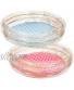 2 Pack 45'' X 10" Inflatable Kiddie Pool Transparent Glitter Swimming Pool for Summer Fun Kids Baby Water Pool Pit Ball for Ages 3+ 45’’ 10’’