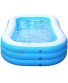 efubaby Inflatable Pool Kid Pools Inflatable Swimming Pool Toddler Pool Blow up Pools for Ages 3+ Indoor Outdoor