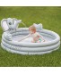 Inflatable Kiddie Pool for Toddlers with Sprinkler | Small Kid Pool Size 60'' | Toddler Pool Swimming Pool for Kids for Outside Backyard | Blow up Pool for Kids | 2-in-1 Baby Ball Pit and Pool