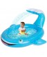 Inflatable Kiddie Pool Sprinkler Splash Pad for Kids Toddlers Outside Children Inflatable Whale Baby Wading Pool Outdoor Swimming Pool Summer Water Toys for Boys Girls Yard Garden