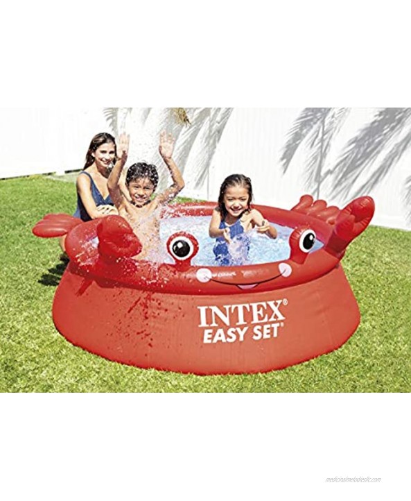 Intex 26100 Happy Crab Easy Set Above Ground Pool 6 Feet
