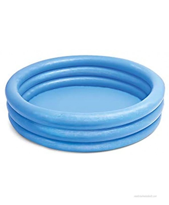 INTEX Crystal Blue Kids Outdoor Inflatable 58 Swimming Pool | 58426EP